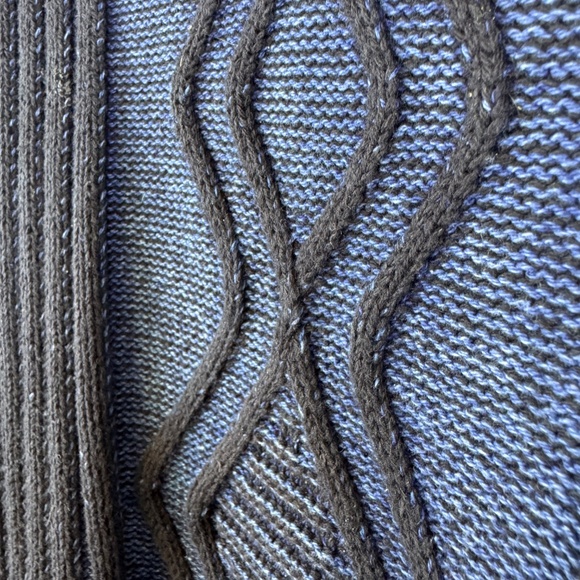 BLUE WILLI'S Blue Chunky Cowl Neck Pullover Women's Sweater / Size XL - Picture 6 of 11